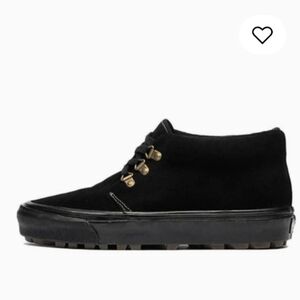 Black Suede Men’s Chukka Boot with Rugged Outsole